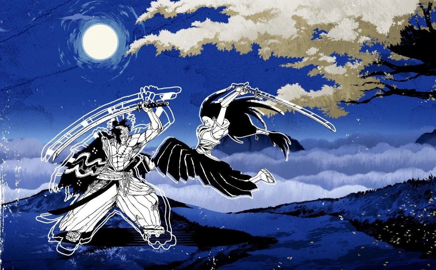 Игровой процесс двухмерного файтинга Two Strikes