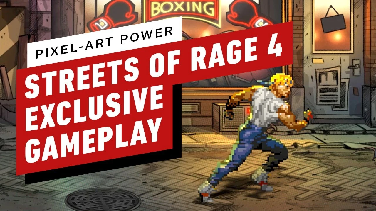 Пиксельные скины и ретро-саундтрек в новом ролике Streets of Rage 4