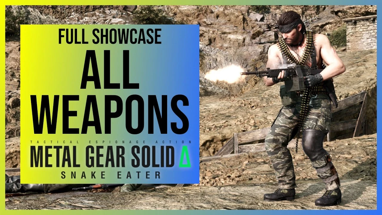 Весь арсенал Снейка в Metal Gear Solid Delta: Snake Eater