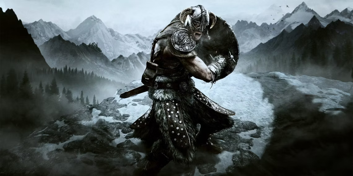 Фанат Skyrim нарисовал впечатляющую картину маслом с изображением Драконорожденного Фанат Skyrim нарисовал впечатляющую картину маслом с изображением Драконорожденного