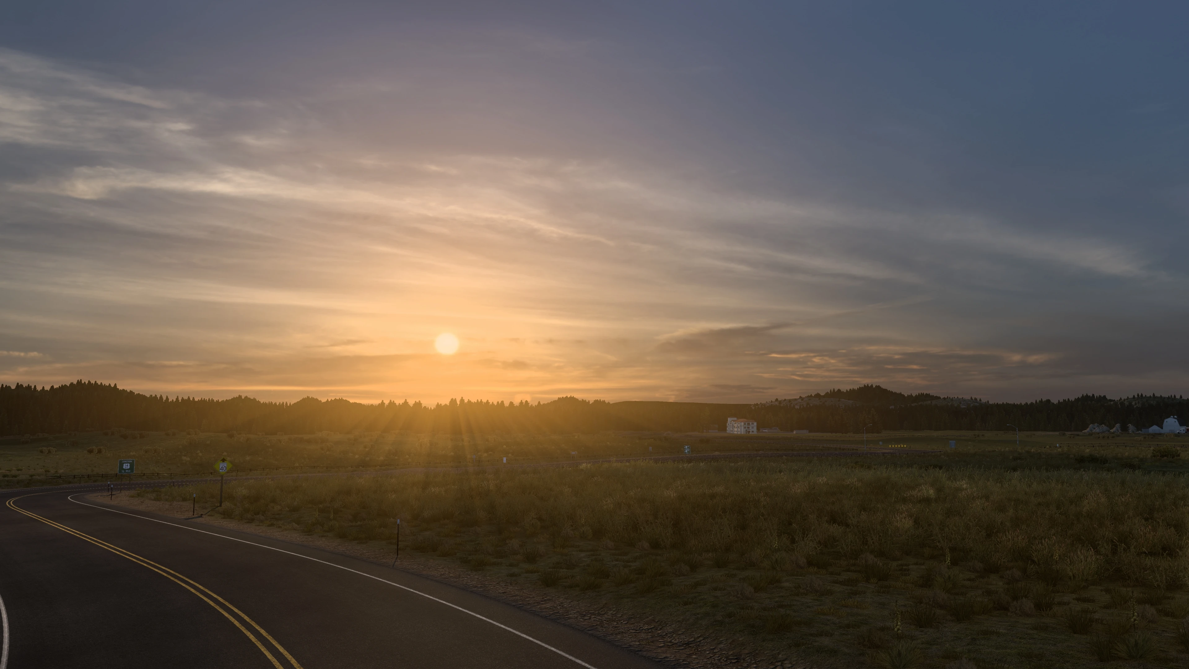 American Truck Simulator "Новая погода" [v2.6.1]