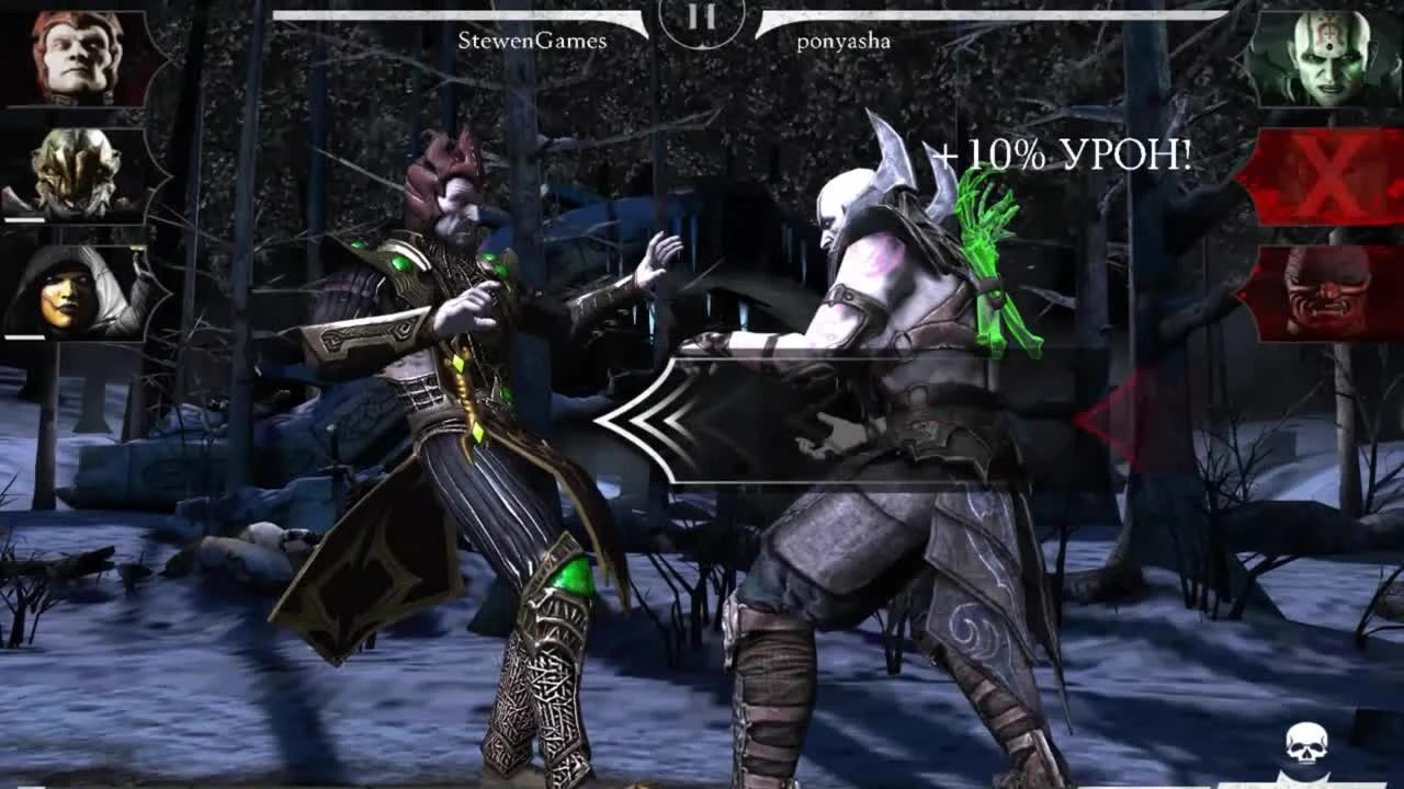 Топ худших персонажей игры MORTAL KOMBAT X MOBILE