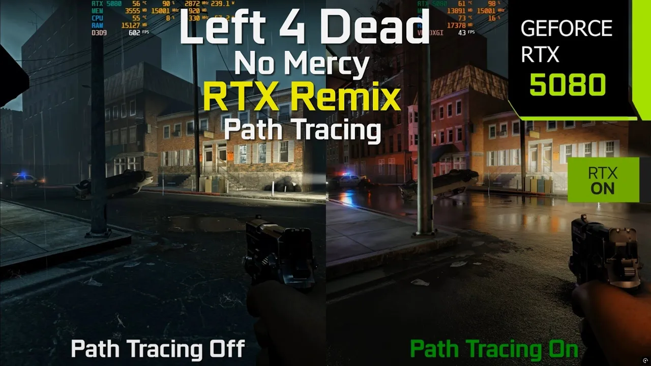 Left 4 Dead 2 RTX NDT выглядит потрясающе, но требует высокой производительности
