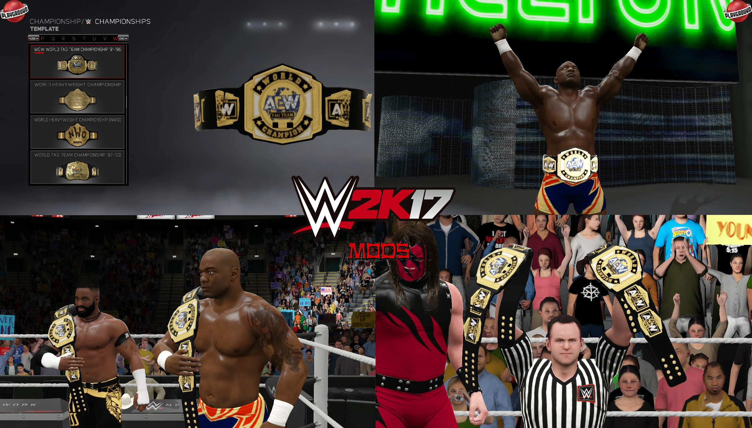 WWE 2K17 "AEW Tag Team Championship WWE 2K19 Порт МОД"
