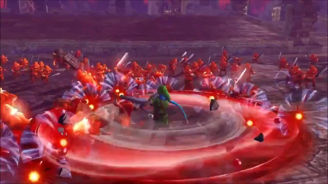 Hyrule Warriors - Zelda "Трейлер Link Fire Rod (Wii U)"