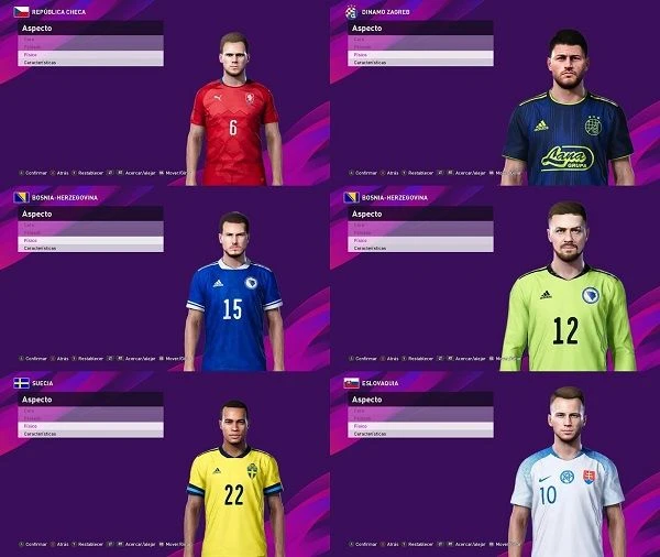 PES 2020 "Extracted Facepack DLC 8.0"