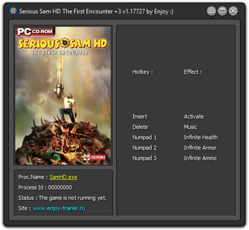 Serious Sam HD: The First Encounter: Трейнер/Trainer (+3) [1.17727] {Enjoy}