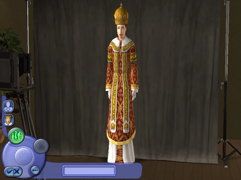 The Sims 2 ''Одежда православного священника, как дополнение к карьере Православие''