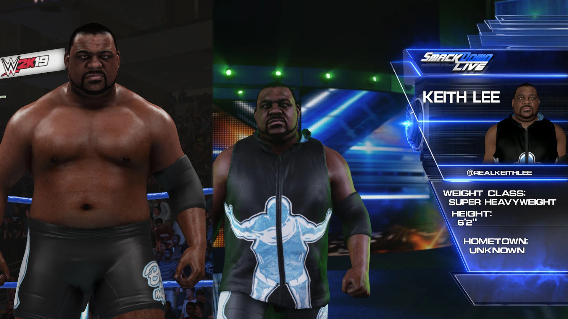 WWE 2K19 "Кит Ли из WWE 2K22"