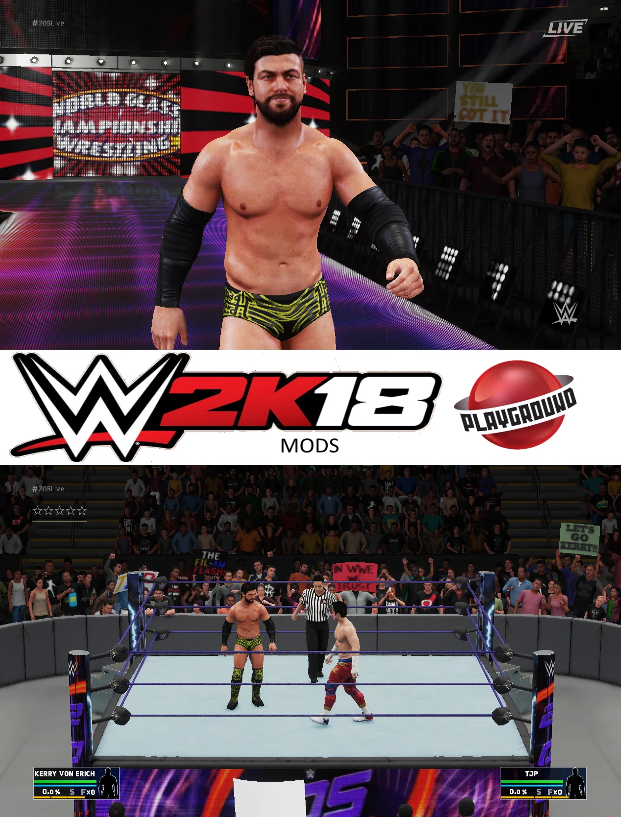 WWE 2K18 "Justin Gabriel MOD"