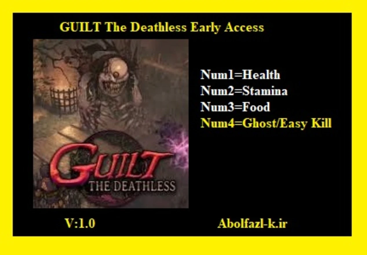 GUILT: The Deathless "Трейнер +4" [EA: 1.0] {Abolfazl.k}