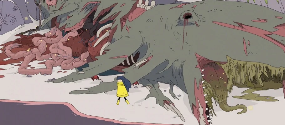 Девять минут игрового процесса Minute of Islands, записанного с экрана на камеру