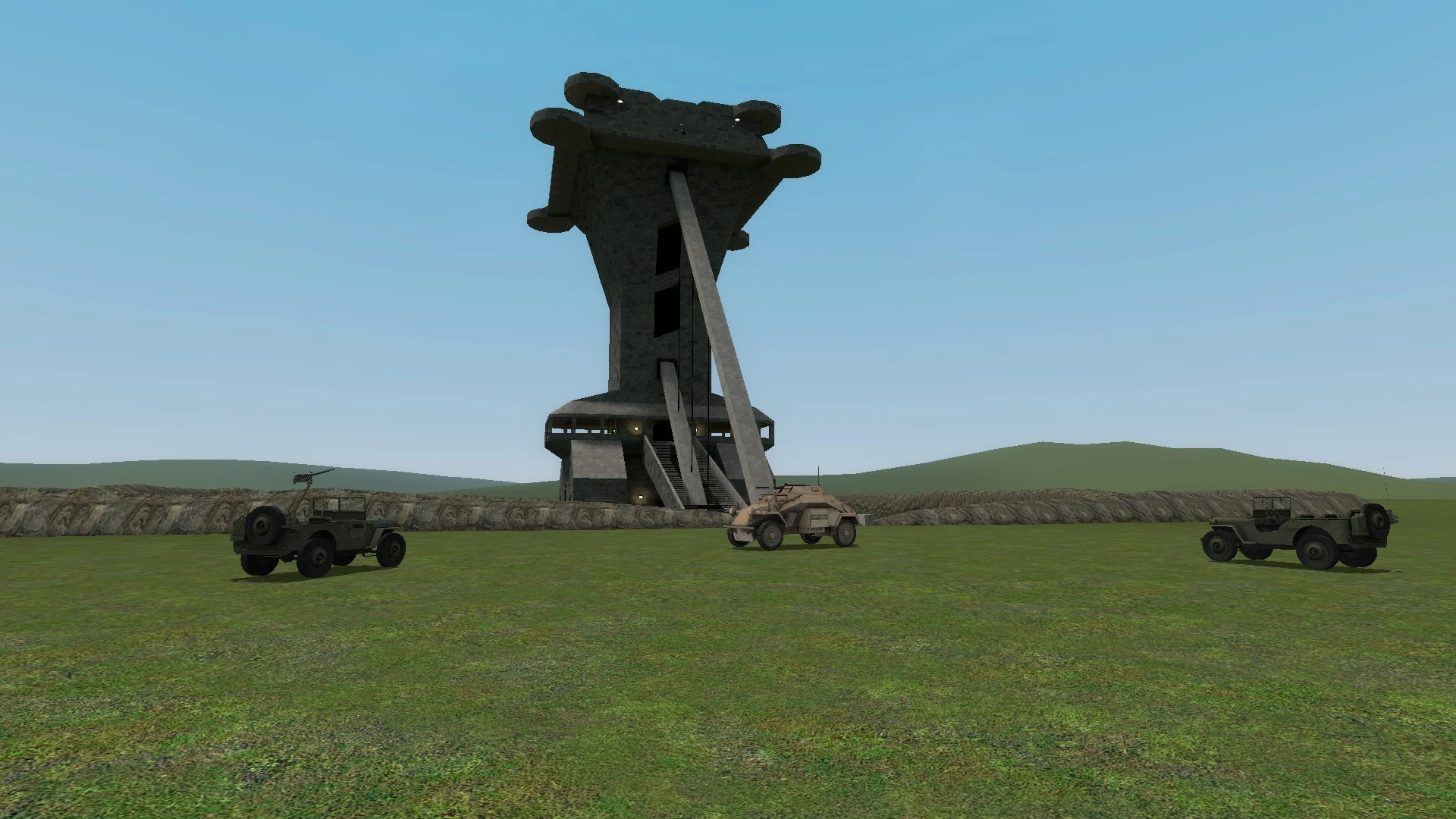 Garry's Mod "Карта Conquest in Flatgrass"