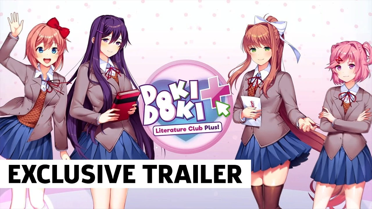 Свежий трейлер Doki Doki Literature Club Plus!