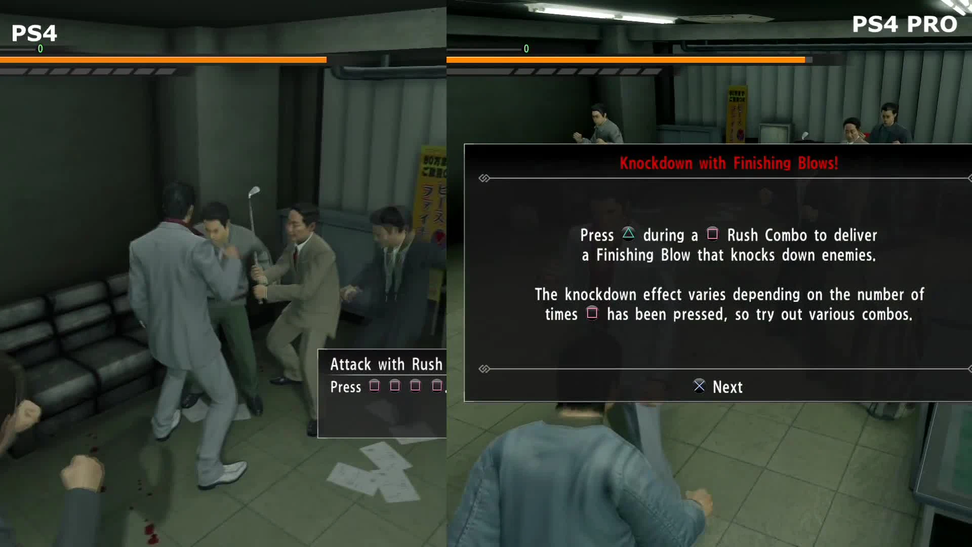 Yakuza Kiwami vs Yakuza Original: PS4 PRO vs PS2 vs PS4 Графическое Сравнение