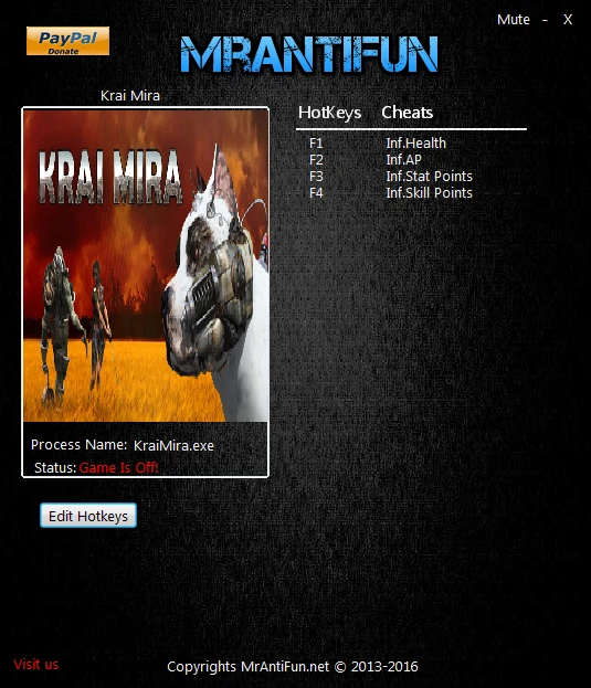 Krai Mira: Трейнер/Trainer (+4) [1.00] {MrAntiFun}