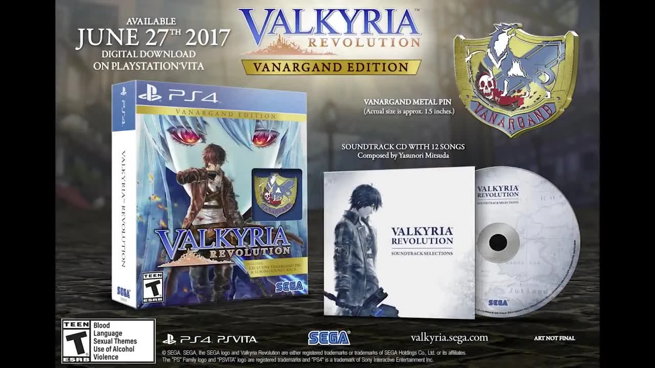 PS4 - Valkyria Revolution Трейлер (2017)