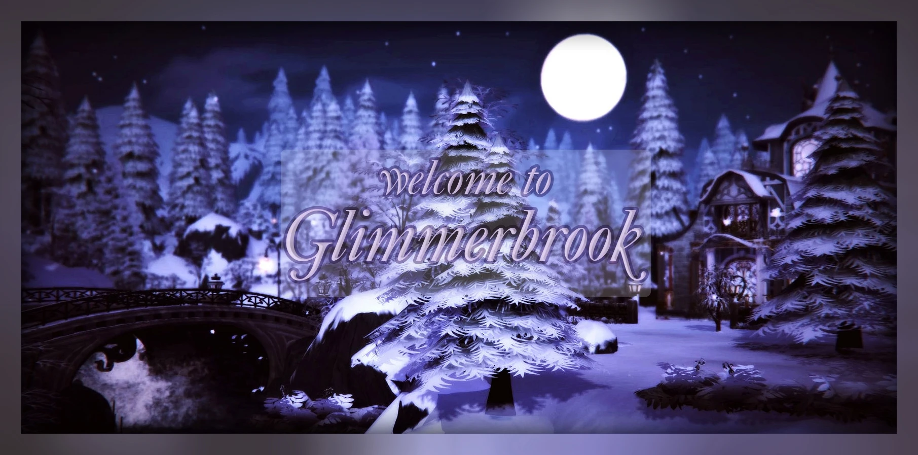 The Sims 4 "Перестроенный Глиммербрук No CC"