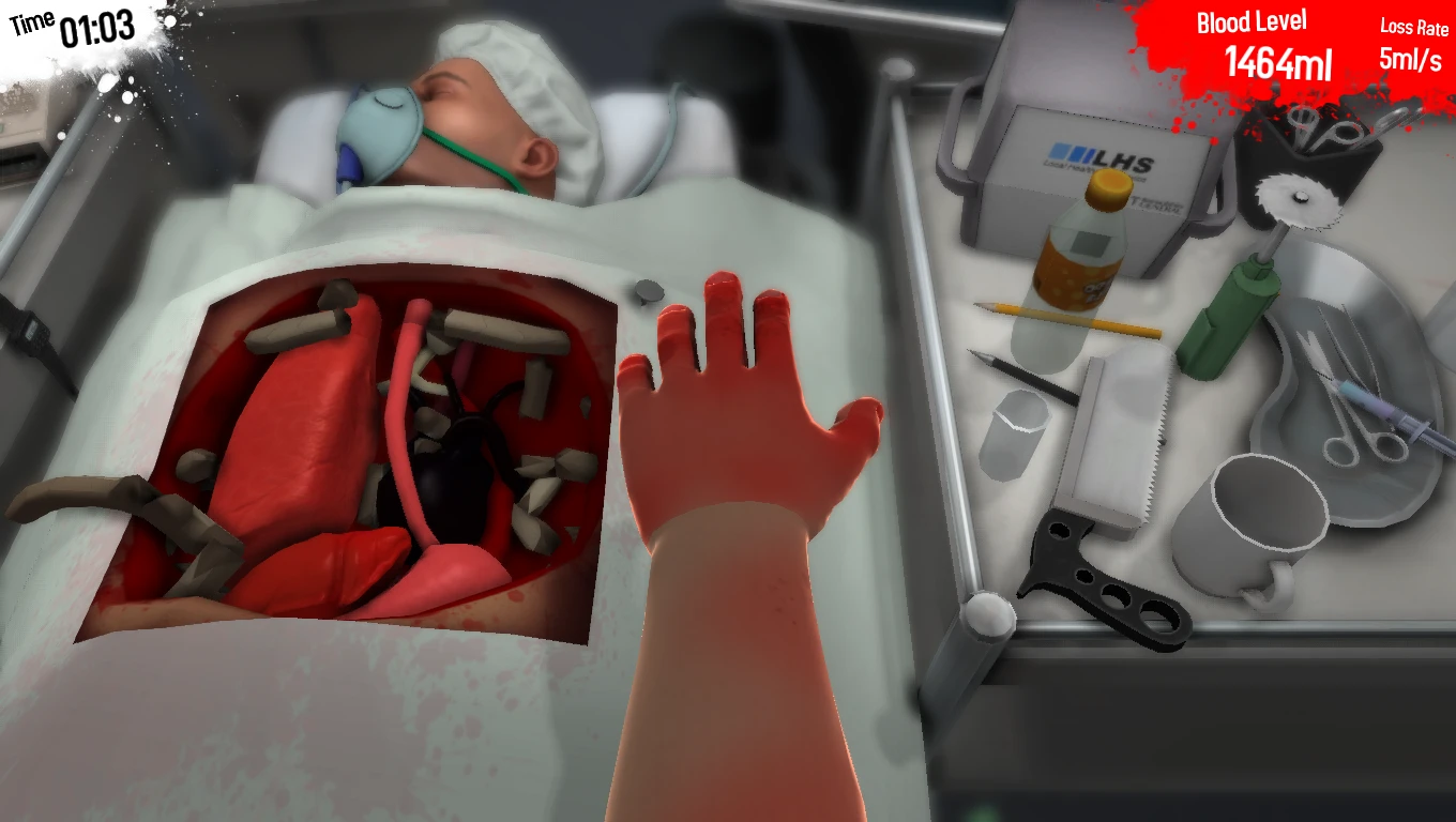 Surgeon Simulator 2013 "Первый ретекстур"
