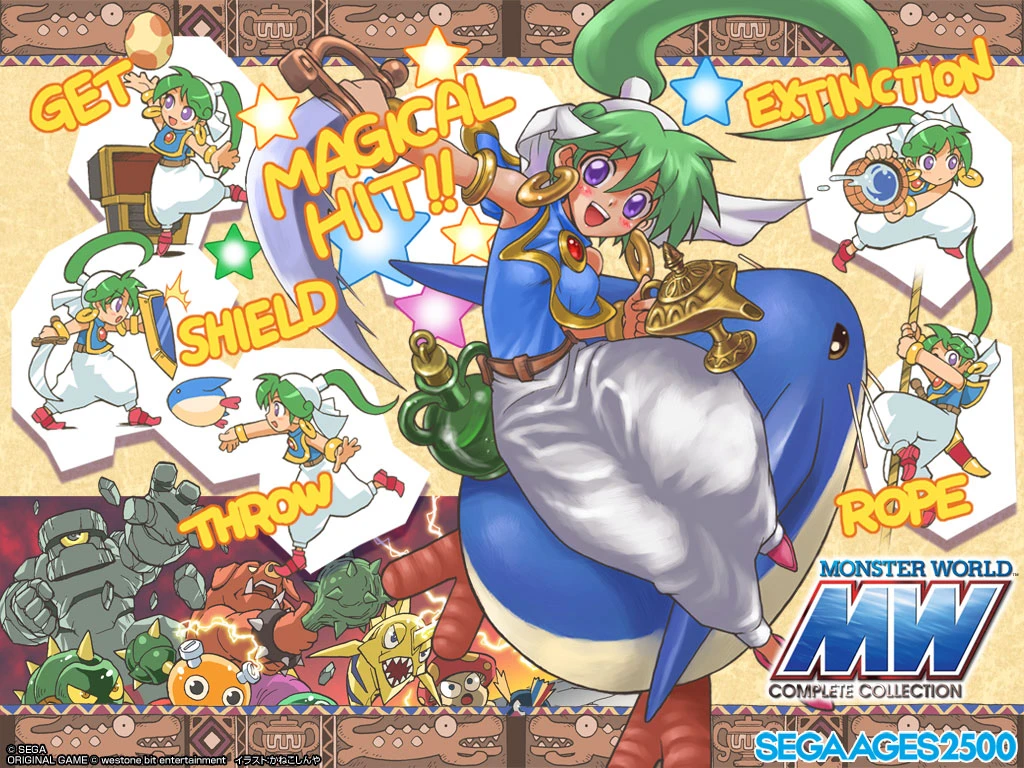 Wonder Boy: Asha in the Monster World выйдет на РС в Steam