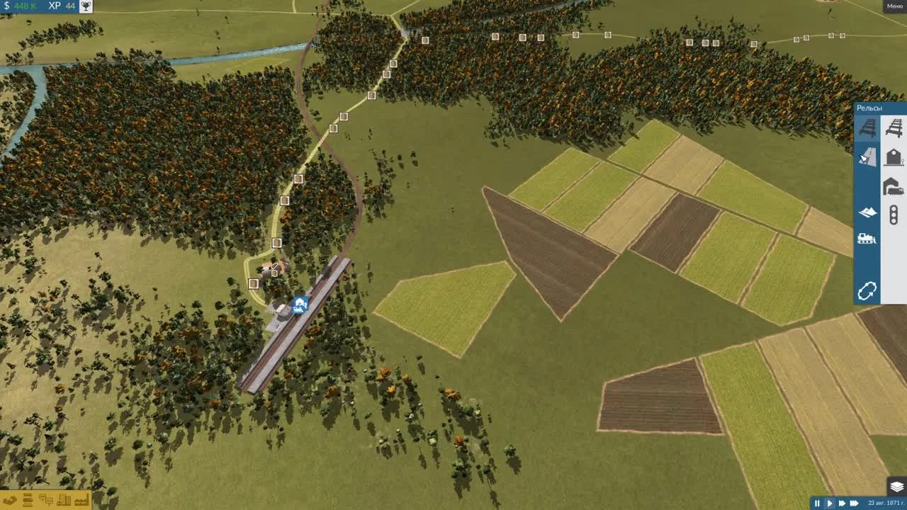 Вторая колея || Train Fever + 1520 DLC