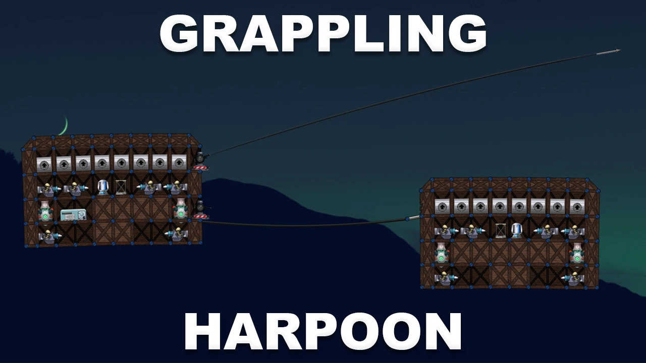 Forts "Grappling Harpoon - Гарпун для летающих фортов"