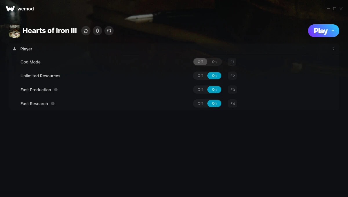 Hearts of Iron 3 "Трейнер +4" [UPD: 21.07.2025] {MrAntiFun / WeMod}