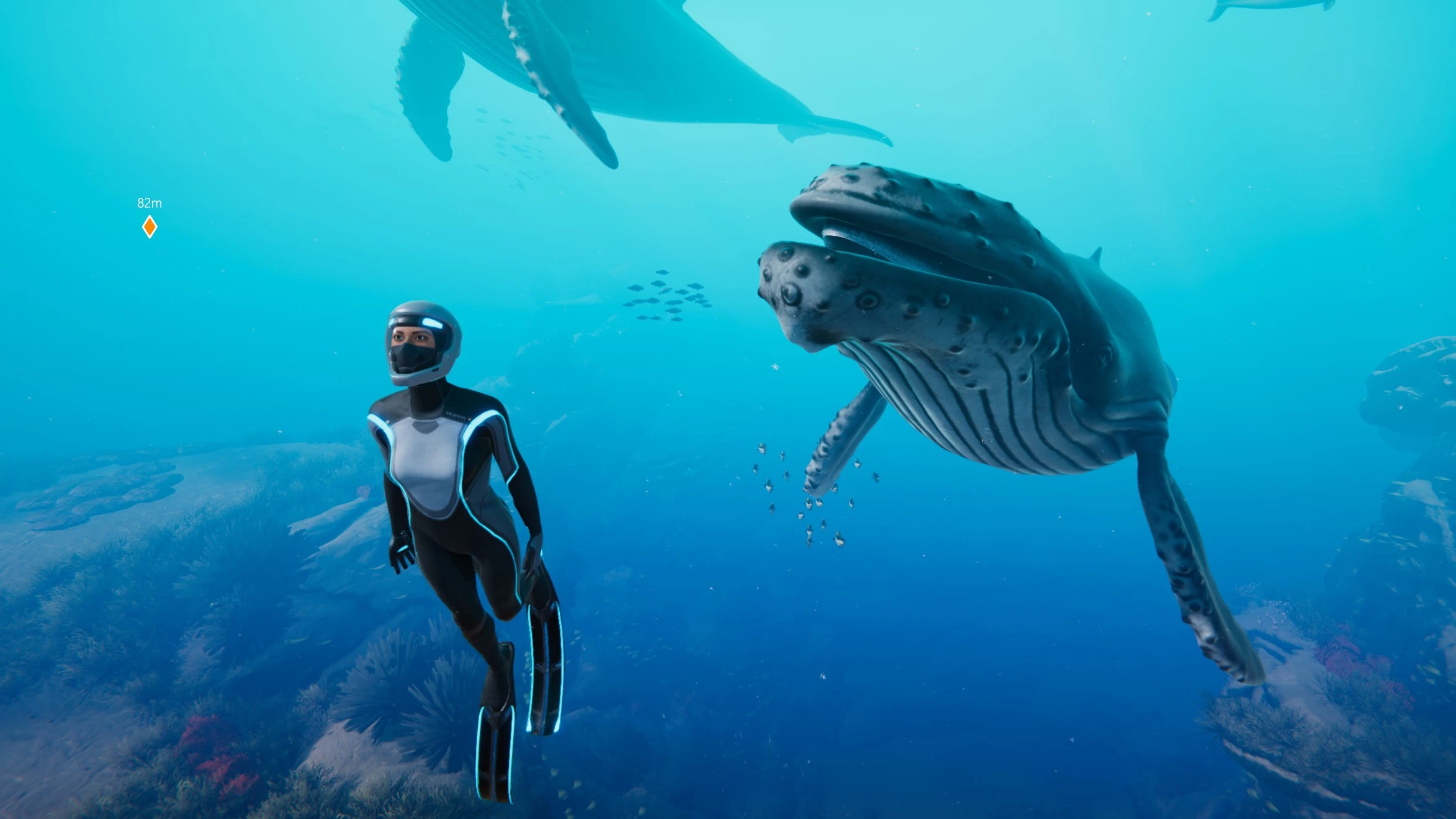 Игровой процесс Switch-версии Beyond Blue