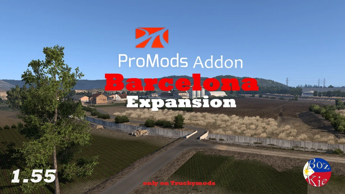 Euro Truck Simulator 2 "Карта-дополнение для Promods - Barcelona Expansion" [v1.5]