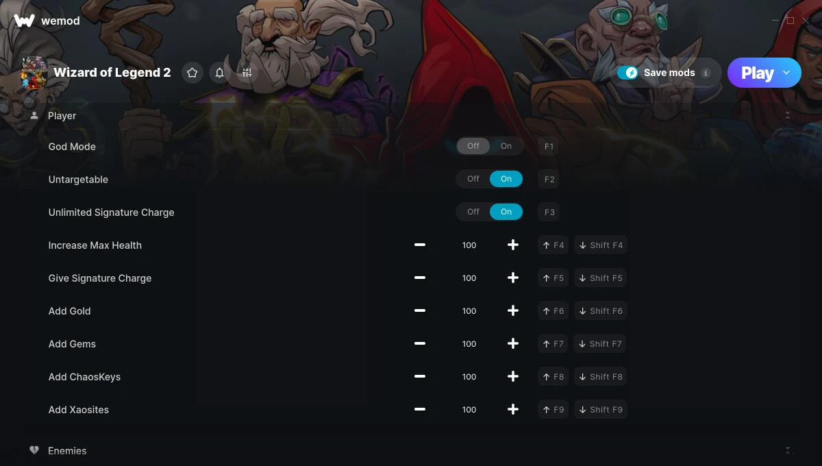 Wizard of Legend 2 "Трейнер +15" [UPD: 31.07.2025] {Ol1m / WeMod}