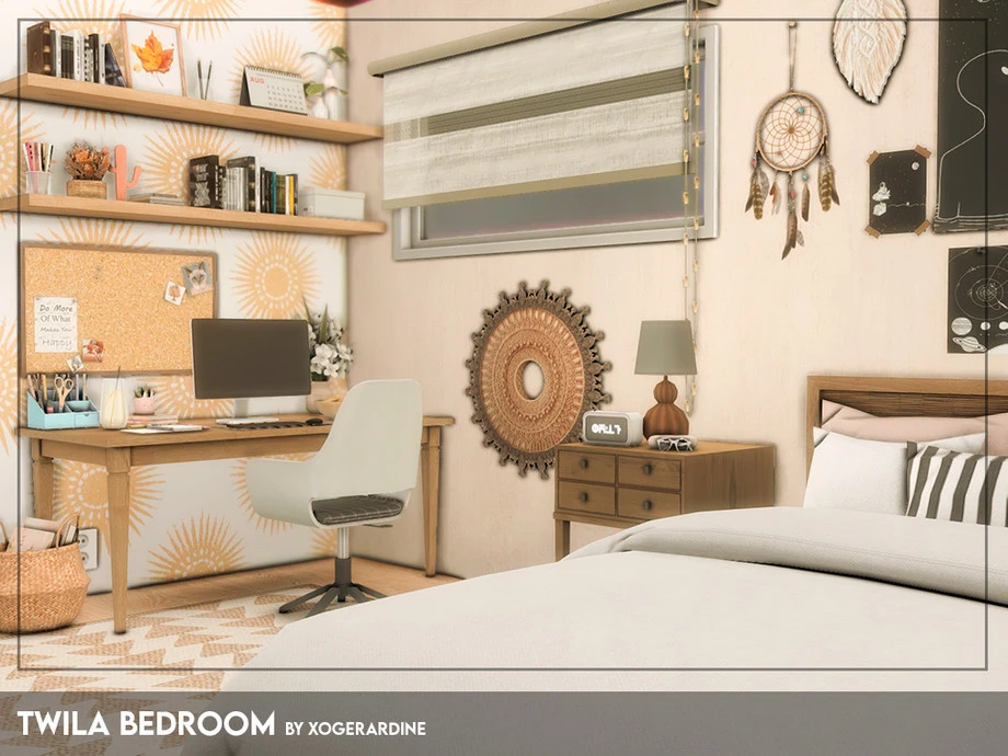 The Sims 4 "Простая уютная спальня"