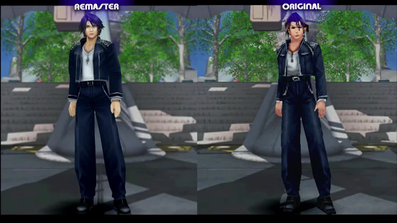 Сравнение графики FF VIII Remastered между Switch и оригинальной игрой