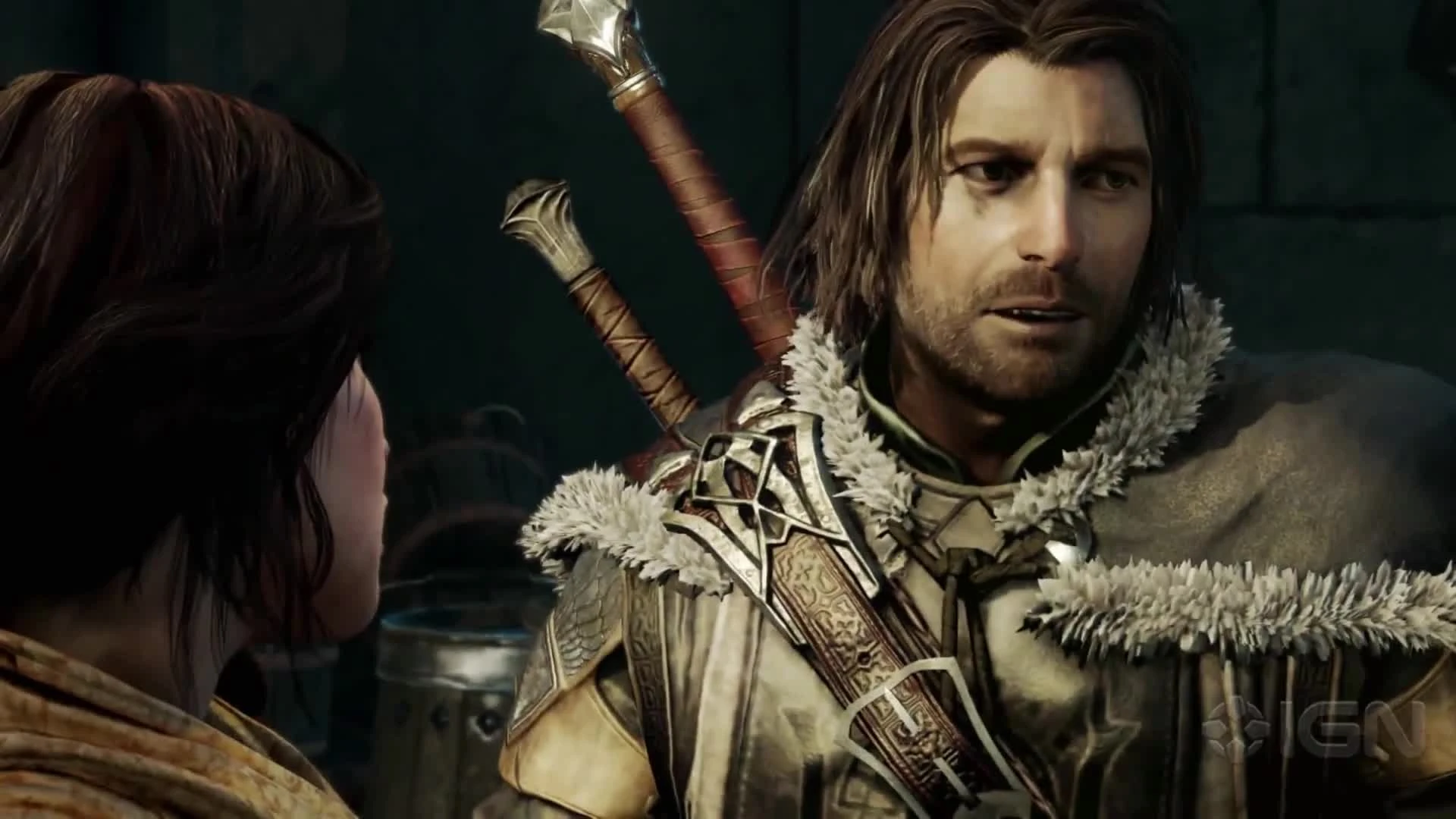 9 минут of Shadow of Mordor Gameplay 4K PS4 Pro.