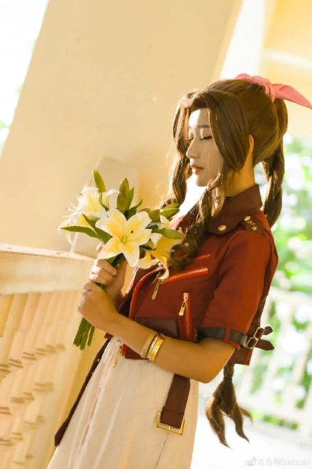 Косплей на Айрис Гейнсборо из Final Fantasy VII