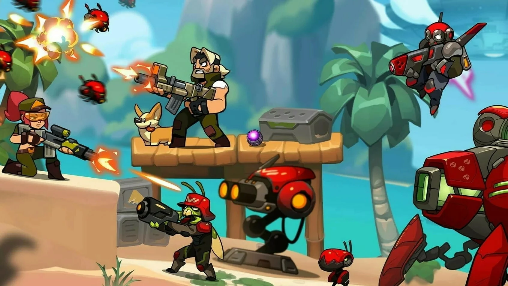 Экшен с духом 80-х Bombastic Brothers появился на Android