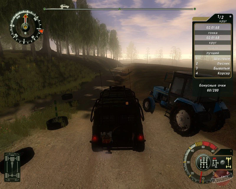 "Полный привод: УАЗ 4х4". Бездорожье