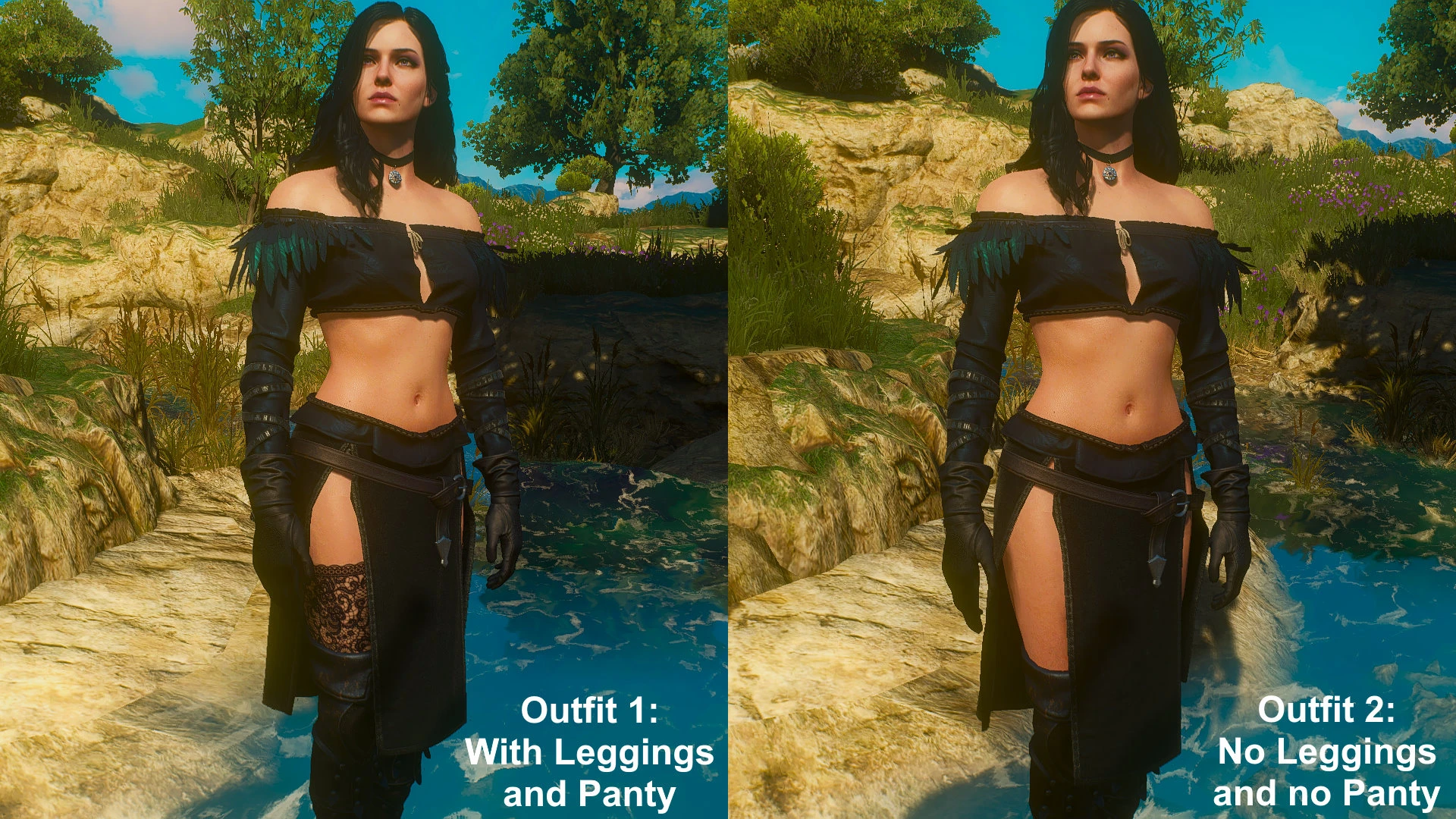 The Witcher 3 Complete Edition "Укороченный топ для Йеннифер"