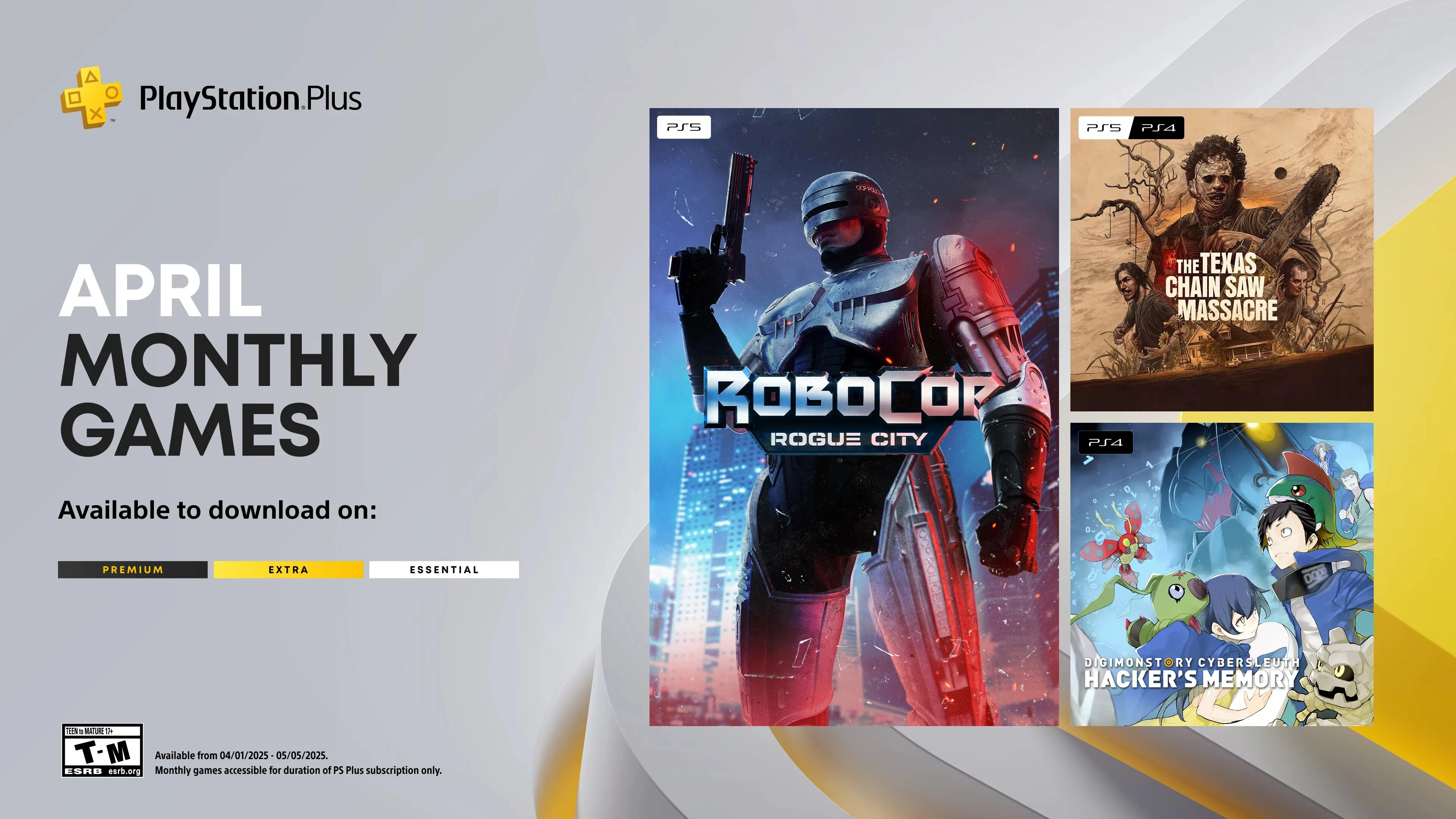 RoboCop: Rogue City в апреле появится в подписке PlayStation Plus Essential