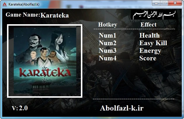 Karateka: Трейнер/Trainer (+4) [2.0] {Abolfazl.k}