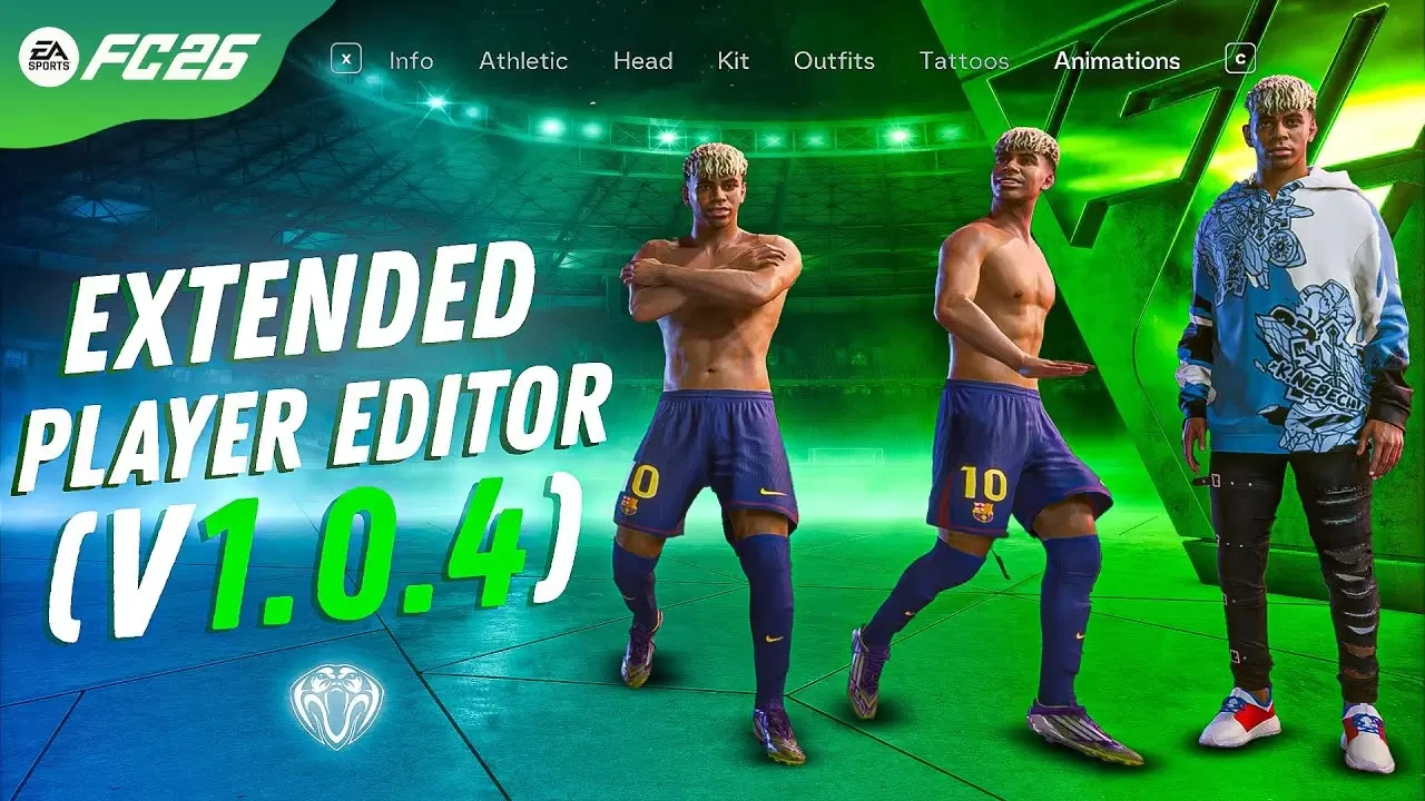 EA Sports FC 26 "Редактирование игроков и менеджеров/Extended Player Editor" [1.1.2]