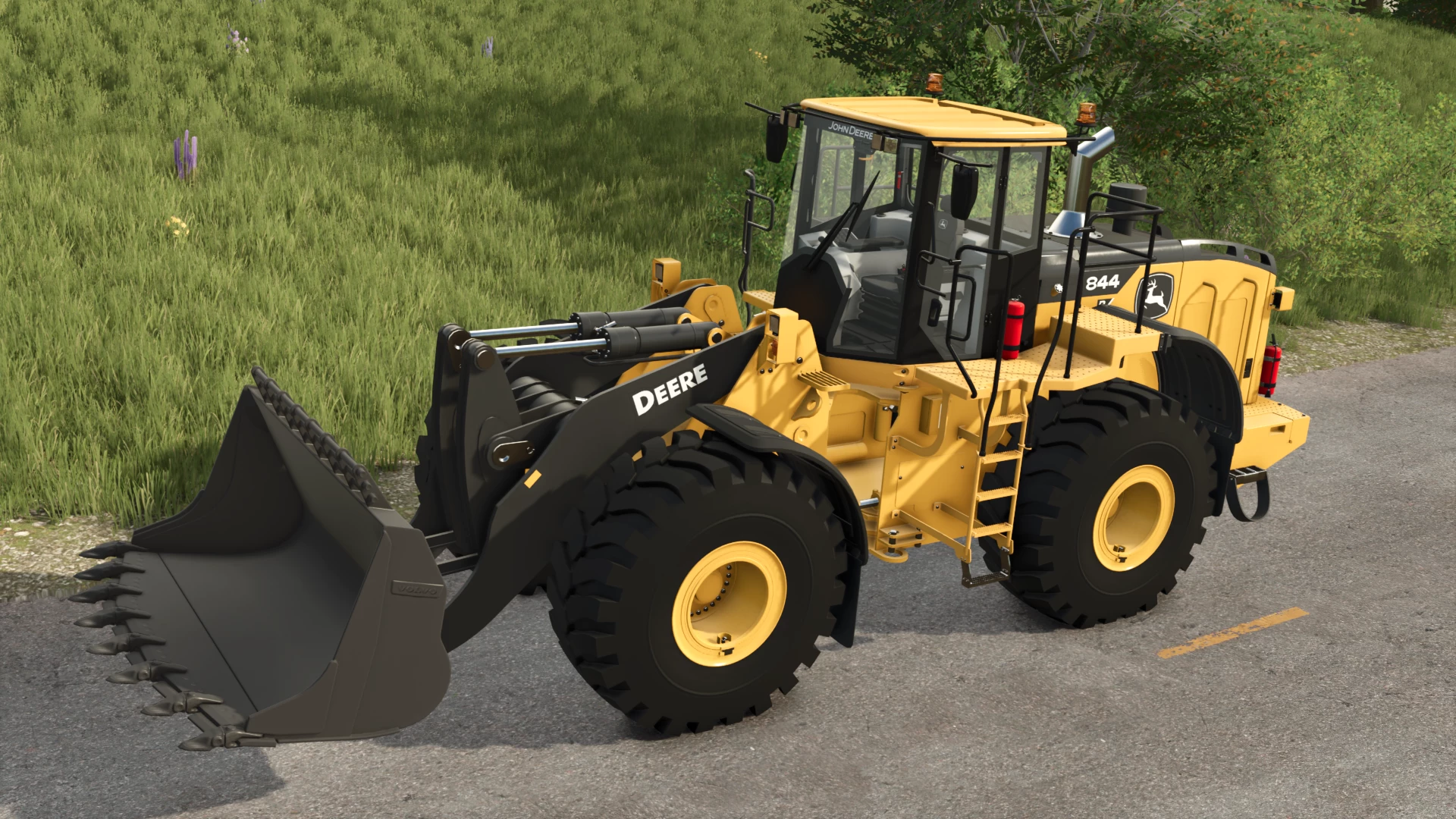 Farming Simulator 25 "Колесный погрузчик John Deere 844 P" [v1.0.0.0]