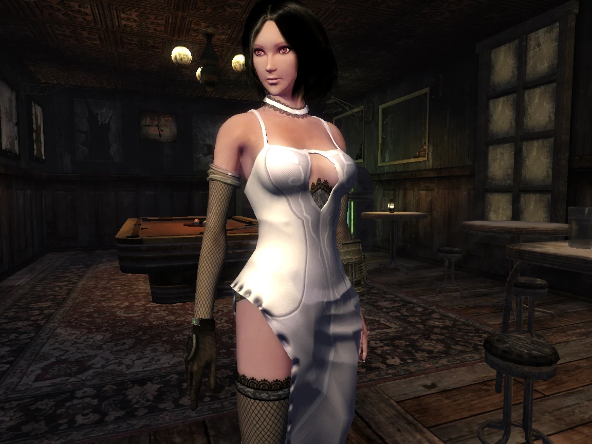 Fallout: New Vegas "Черный корсет и Белое платье"