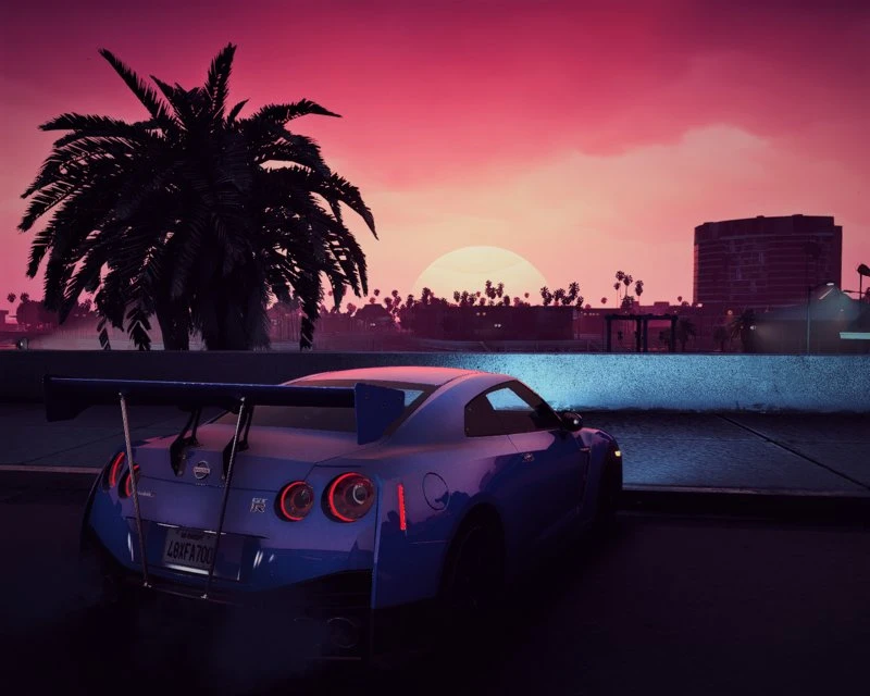 Grand Theft Auto 5 "PRV - Графика в стиле ретровейва"