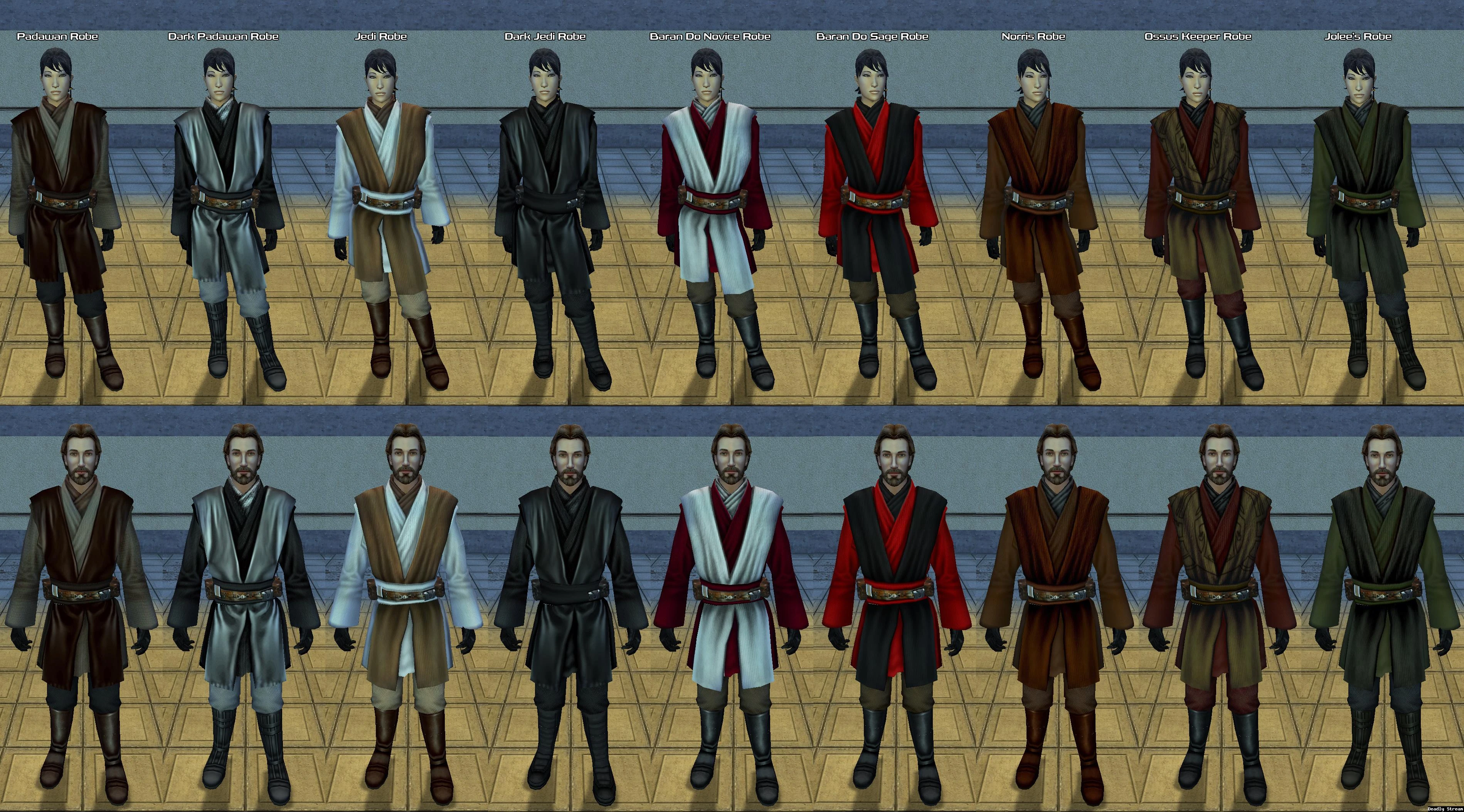 Star Wars: Knights of the Old Republic 2 - The Sith Lords "[TSL] Prequel Robe Replacement 1.0"