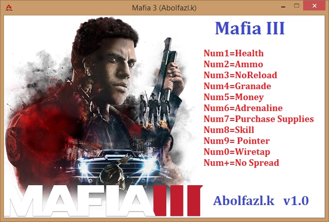 Mafia 3: Трейнер/Trainer (+11) [1.0 - 1.01] {Abolfazl.k}