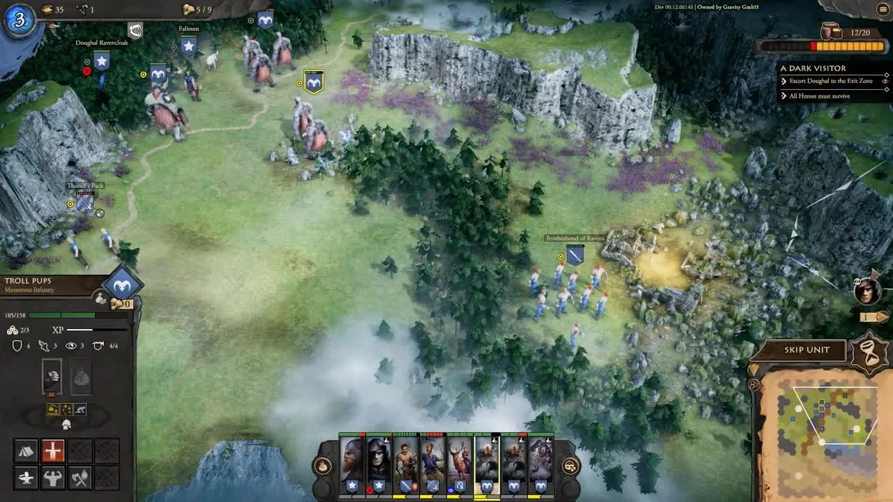 Fantasy General II - Обзор геймплея за Варваров