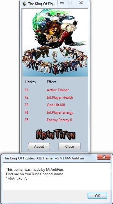 The King of Fighters 13: Трейнер/Trainer (+5) [1.0] {MrAntiFun}