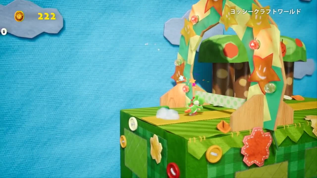 В новом трейлере показали мир Yoshi's Crafted World