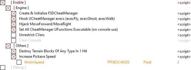 Deep Rock Galactic: Таблица для Cheat Engine [UPD: 03.04.2020] {SunBeam}