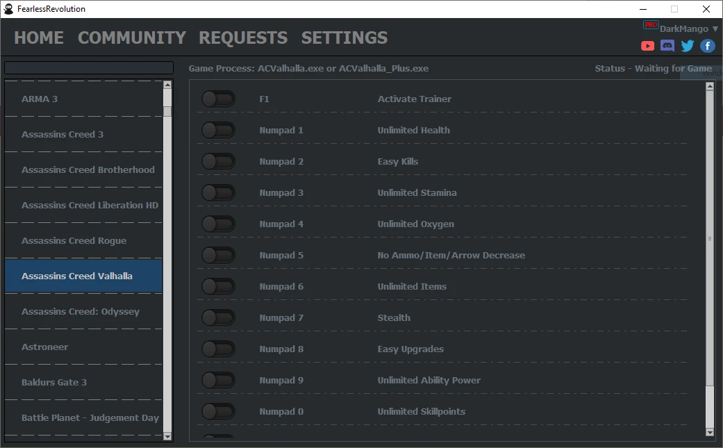 Assassins's Creed: Valhalla: Трейнер/Trainer (+14) [Latest UPLAY, UPLAY+] {FearlessRevolution}